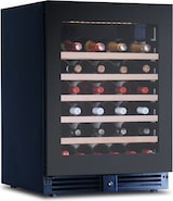 thumbnail of KLIMAITALIA Belüfteter Weinkühlschrank. 52 Flaschen. Rauchglastür. LED-Lichter. Digitales Thermometer. Holzregale. Modell CW51G1TB