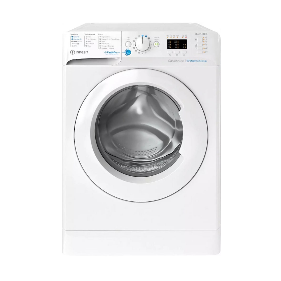 INDESIT lave-linge frontal 10kg 1400 tours/min BWA101496XWVFR