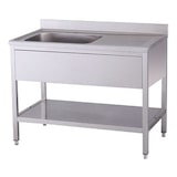 thumbnail of Spültisch 1 Becken links mit Aufkantung B 100cm