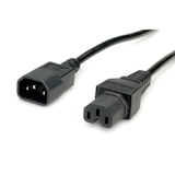 thumbnail of VALUE Netzkabel IEC320/C14 Stecker - C15 Buchse, H05RN-F, schwarz, 0,5 m