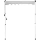 thumbnail of Toldo Manual Retráctil 200x150x170-280cm con Manivela para Terraza Balcón Blanco
