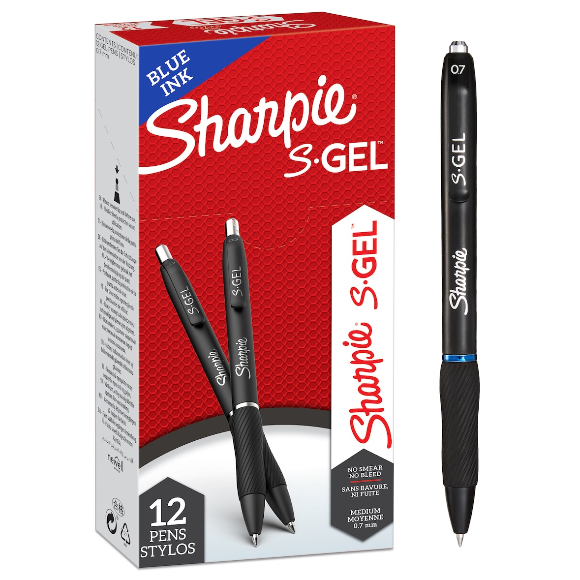 SHARPIE® Gelschreiber 2136600 Schreibfarbe Blau 12er Schachtel
