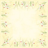 thumbnail of 100x DUNI Dunisilk®-Mitteldecke 84 x 84 cm Daffodil Joy