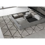 thumbnail of Letto contenitore 140x200 testata dritta con doghe cemento Ankel