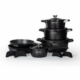 thumbnail of Batterie de cuisine 14 pièces Noir  RLOS1014-BLK usage non-intensif Royalty Line