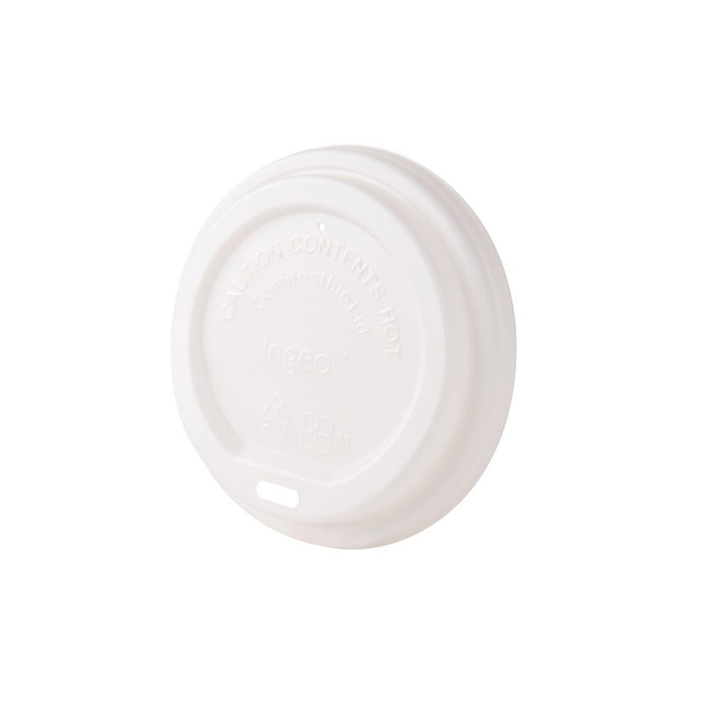 greenbox - Tampa CPLA Ø 90 mm, branca, Abertura para beber, 1000 Un..
