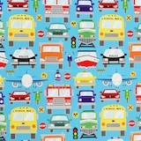 thumbnail of Geschenkpapier Fahrzeuge 70cm x 2m Rolle Geschenkpapierrolle mit Auto Motiv Geschenk Papier Kindergeburtstag Geburtstag Junge Farbiges Packpapier Bunt