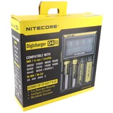 thumbnail of NiteCore Ladegerät Digicharger D4 EU mit Display für AAA, AA, C