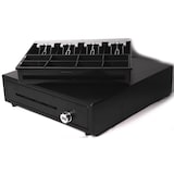 thumbnail of Kassenlade iQCash410ZS-Un RJ-11 mit Zahlenschloss und Untertischhalterung, Kassenschublade Geldlade Geldschublade