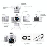 thumbnail of Appareil Photo Numérique 48MP 2K Ultra HD Portable Avec Zoom Anti-Tremblement YONIS
