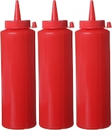 thumbnail of Juegos de botes dispensadores - 3 piezas, HENDI, 0,2L, Transparente, 3 uds., ⌀50x(H)185mm