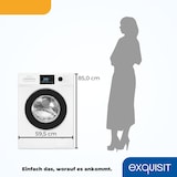 thumbnail of Exquisit Waschmaschine WA9214-340A weiss | 9 kg Fassungsvermögen | Energieeffizienzklasse A | 16 Waschprogramme | Kindersicherung | Startzeitvorwahl