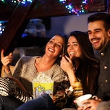 thumbnail of Relaxdays Popcorn Eimer, 6er Set, Popcorn Behälter Kunststoff, wiederverwendbar, 2,8 l, Retro Popcornbecher, gelb