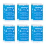 thumbnail of Relaxdays Kühlpads, 12er Set, Kalt-Warm-Kompressen, 9 x 15 cm, Kühlpacks Gel, wiederverwendbare Gelkühlkompressen, blau
