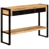 thumbnail of Table console 110x30x76 cm Bois de manguier solide Modèle Atlas Vintage