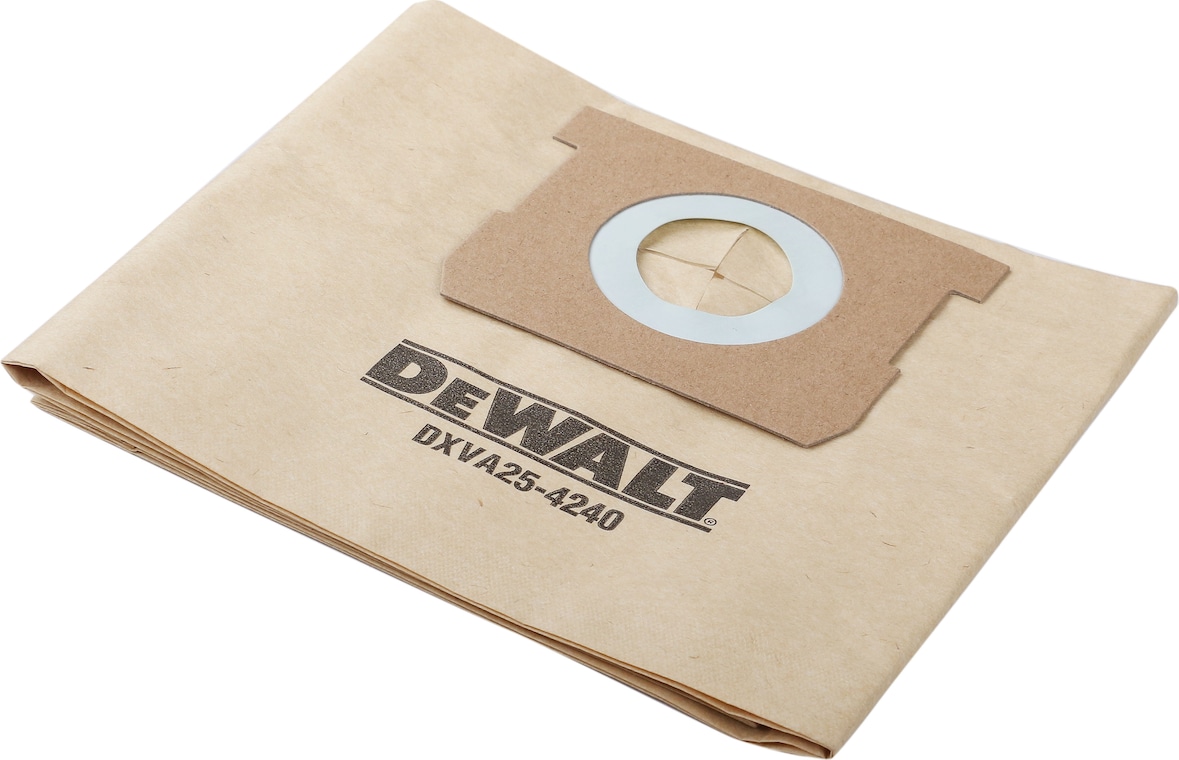 DXVA25-4240: Dewalt Einweg-Filterbeutel für Werkzeugkoffer-Staubsauger