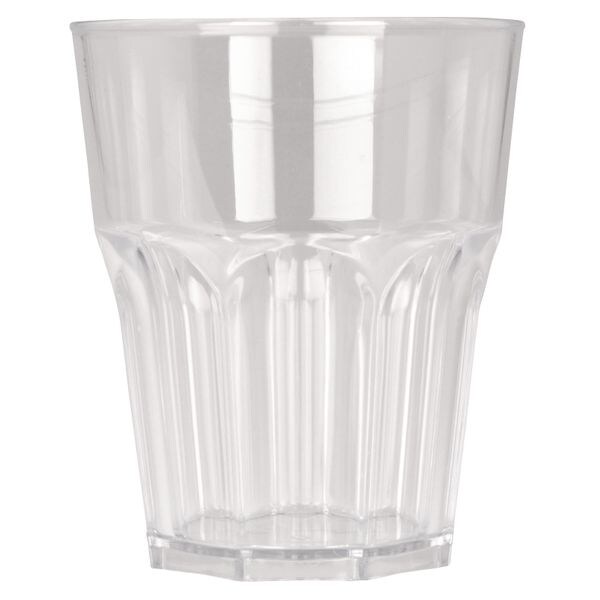 240 Mehrweg Gläser Becher transparent 290 ml Wiederverwendbar Kunststoff unzerbrechlich Cocktail Wasser