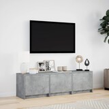 thumbnail of vidaXL TV-Schrank LED Betongrau 140x34x40 cm Holzwerkstoff