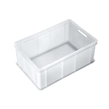 thumbnail of Giganplast Cassetta sovrapponibile in polietilene 60Lt. Bianco. Confezione da 1 pz.