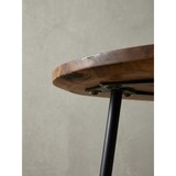 thumbnail of Design Couchtisch WL5.617 122x36x63 cm Sheesham mit Metallbeinen Schwarz, Nierentisch Massivholz, Holztisch Tischbeine Metall, Cooler