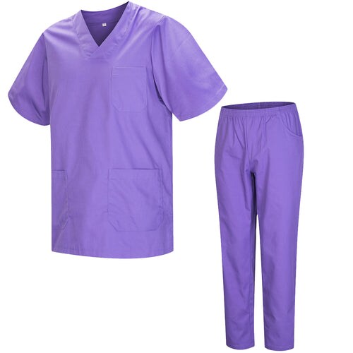 Pijamas Sanitarios Unisex 817-8312: Lila / XL