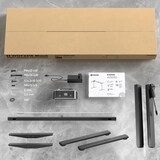 thumbnail of ONKRON Elektrisches Tischgestell, höhenverstellbar für 120-170 cm Tischplatten, bis 70 kg, Steh Sitz Schreibtisch, WDF221E-B Schwarz