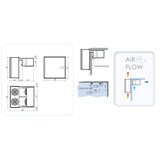 thumbnail of Tiefkühlzelle - 4,6 m³- 1,5 x 2,1 - Höhe 2,2 m - inkl. Wandkühlaggregat - PREMIUM