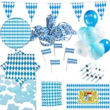 thumbnail of XL Oktoberfest Deko Set Partyset Dekoration Wiesn Party blau weiss