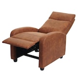 thumbnail of TV-fauteuil HWC-F76, relaxfauteuil, verstelbare relaxfunctie stof/textiel ~ vintage suède imitatie