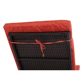 thumbnail of Poly-Rattan Sonnenliege Carrara, Relaxliege Gartenliege Liege, Alu ~ anthrazit, Kissen terracotta