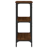 thumbnail of Table console chêne marron 100x29x75 cm bois d'ingénierie Modèle Atlas Office Pro