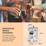 thumbnail of Brauheld Smart 35 Maischekessel 2500W 35L 100°C Umwälzpumpe EdelstahlEdelstahl