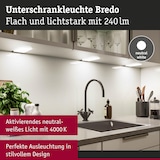 thumbnail of Paulmann Éclairage sous-meubles LED Bredo Détecteur de proximité Kit de 3  3x2,5W 80x190mm 3x180lm 230/12V  Noir 92124