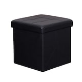 thumbnail of ZARA pouf quadrato in ecopelle colore Nero