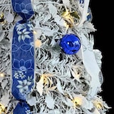 thumbnail of vidaXL Künstlicher Weihnachtsbaum mit 100 LEDs Weiß 150 cm PVC