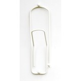 thumbnail of Designer Kleiderhaken "Büroklammer" 32 cm Garderobe Wandhaken Haken aus Metall / Farbe: Weiß