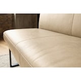 thumbnail of KAWOLA Esszimmerbank ELEEN Leder beige 203cm