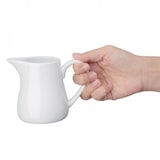 thumbnail of Lot de 6 pots à lait 212 ml en porcelaine blanche