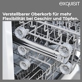 thumbnail of Exquisit PLUS Geschirrspüler 60 cm, 12 Maßgedecke, Unterbaufähig, Startzeitvorwahl, 11 Liter, GSP56312-030E weiss