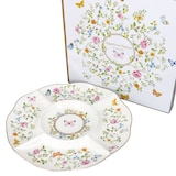 thumbnail of Dancing Butterflies Servierplatte Porzellan Ø 25,5 cm floral rund Schmetterling