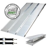 thumbnail of DREIBREIT by TRUTZHOLM Auffahrrampe 2-fach klappbar 175 cm 1650 kg Alu geriffelt Verladerampe massiv