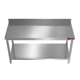 thumbnail of Gasfrit - Mesa de trabajo de acero inoxidable mural 1500 x 600 x 850 mm