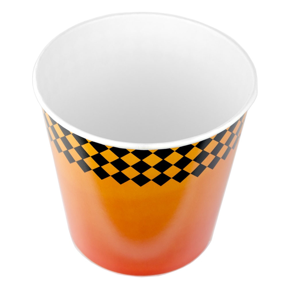 Bucket Poulet en Carton - Orange et Noir - Carton - par 300