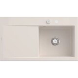 thumbnail of Villeroy&Boch Spülbecken mit Abtropffläche links, Subway Style 50 Crema 90x51cm, Keramik, Excenterbetätigung