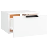 thumbnail of Table de chevet murale blanc 34x30x20 cm