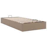 thumbnail of vidaXL Ottoman-Bett ohne Matratze Cappucino 100x200cm Kunstleder