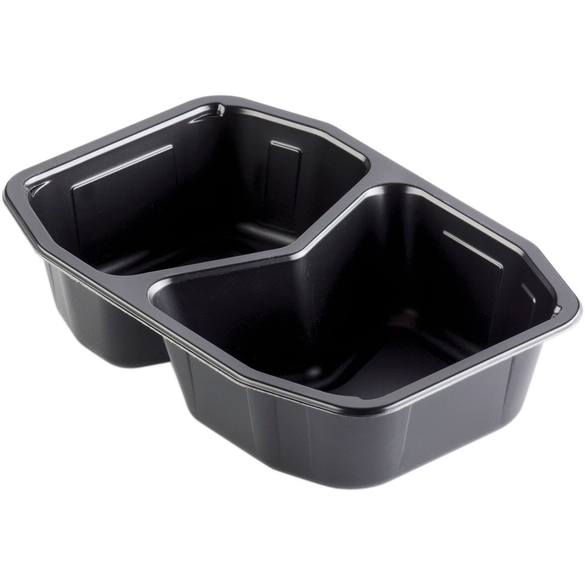 312x DUNIFORM PP-Schale HMR 215 x 148 x 50 mm Schwarz 2-Teilung
