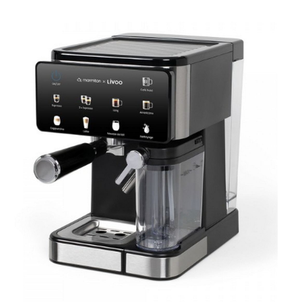LIVOO Machine à Expresso 20 Bars Noir DOD222CO