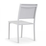 thumbnail of Lot de 2 chaises de jardin aluminium et textilène blanc