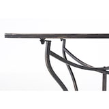 thumbnail of Décoshop26 - Mesa de jardín de hierro forjado de bronce de diseño rústico para patio o balcón 10_0003038